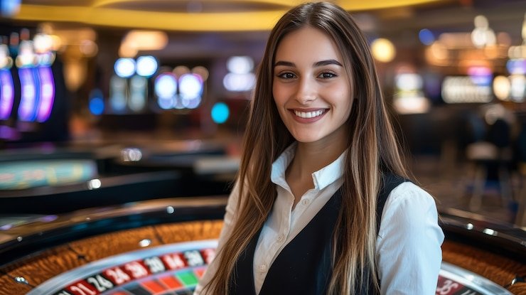 Live casino dengan dealer nyata memberikan suasana permainan yang intens dan nyata